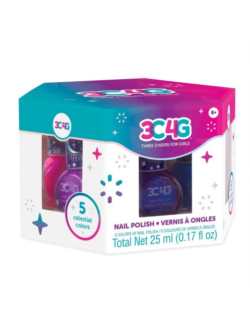 Make It Real, 3C4G Égi kollekció, 5 db-os körömlakk hatszögű dobozban