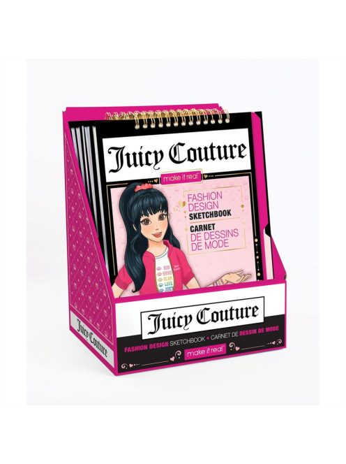 Make It Real Juicy Couture divattervező füzet