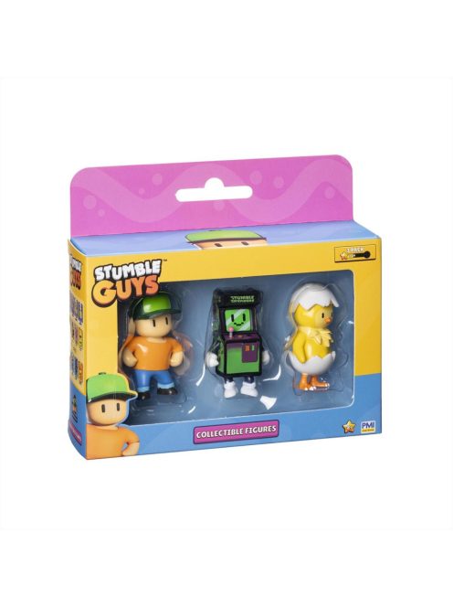 Stumble Guys mini figurák, 3 db, 2. sorozat többféle
