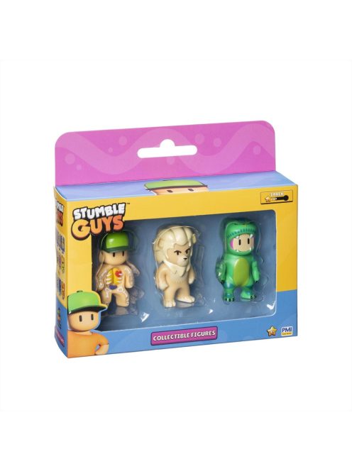 Stumble Guys mini figurák, 3 db, 2. sorozat többféle