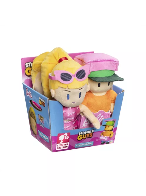 Stumble Guys x Barbie plüss figura, 20 cm - 4 féle
