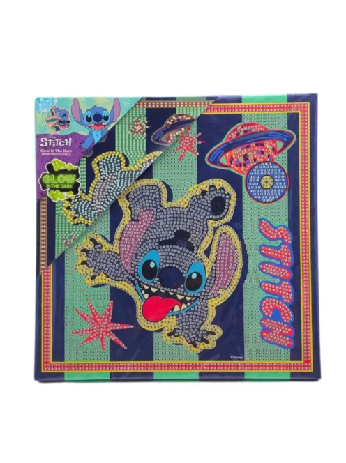 Canenco Sötétben világító gyémántfestmény vásznon - Stitch