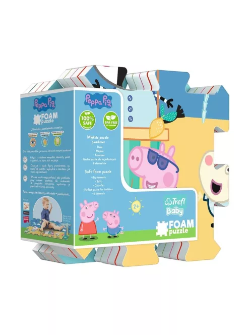 Trefl Habszivacs szőnyeg puzzle - Peppa malac nyaral