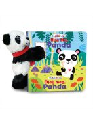 Snap & Snuggle Pattanj pajtás plüss barát képeskönyvvel - ölelnivaló panda