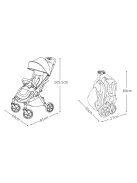 Avova City Ranger sportbabakocsi - Dolphin Grey