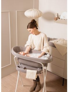   Bébé-Jou Click fém állvány kádra 98 cm - Chalk Brown/Farm Friends