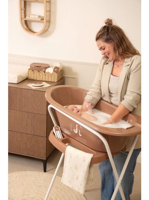 Bébé-Jou Click fém állvány kádra 103 cm - Mocha Mousse/Dear Goose