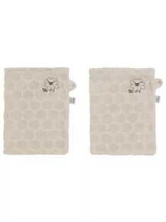   Bébé-Jou Frottír fürdő törlőkendő szett Tiny Sheep 2db