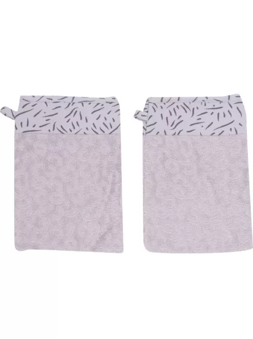 Bébé-Jou Frottír fürdő törlőkendő szett Fabulous Zebra 2db