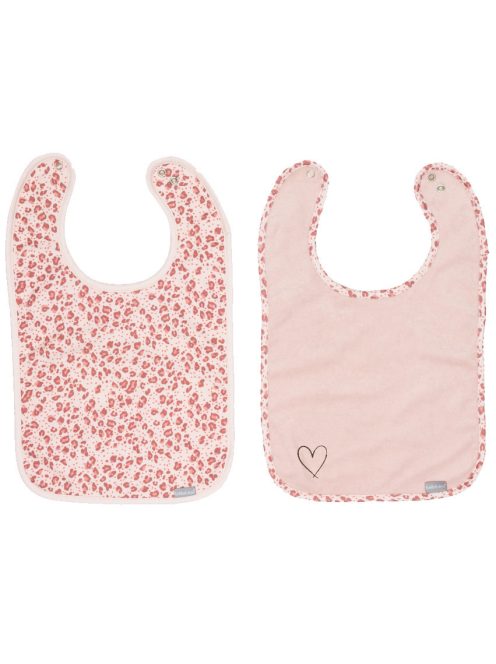 Előke 2 db Bébé-Jou Leopard Pink