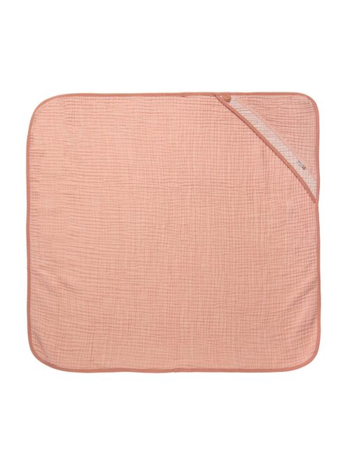 Bébé-Jou Muszlin kapucnis törülköző Pure Cotton Pink