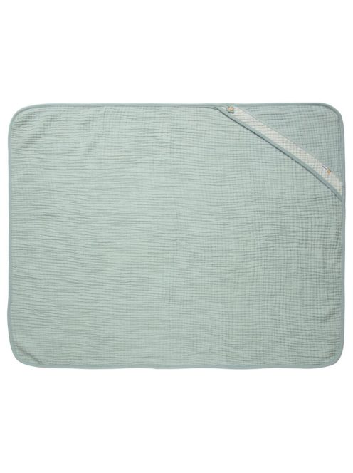 Bébé-Jou Muszlin kapucnis törülköző Pure Cotton Green