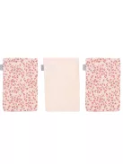 Bébé-Jou Muszlin törlőkendő bambusszal 3db - Leopard Pink