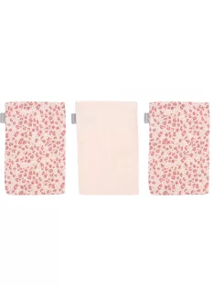   Bébé-Jou Muszlin törlőkendő bambusszal 3db - Leopard Pink