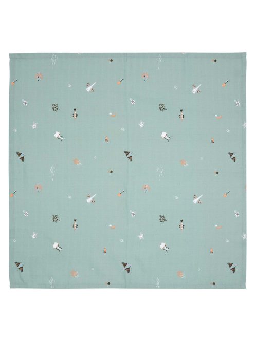 Bébé-Jou Muszlin pelenka 70x70 cm szett 3 db Ocean Vibes