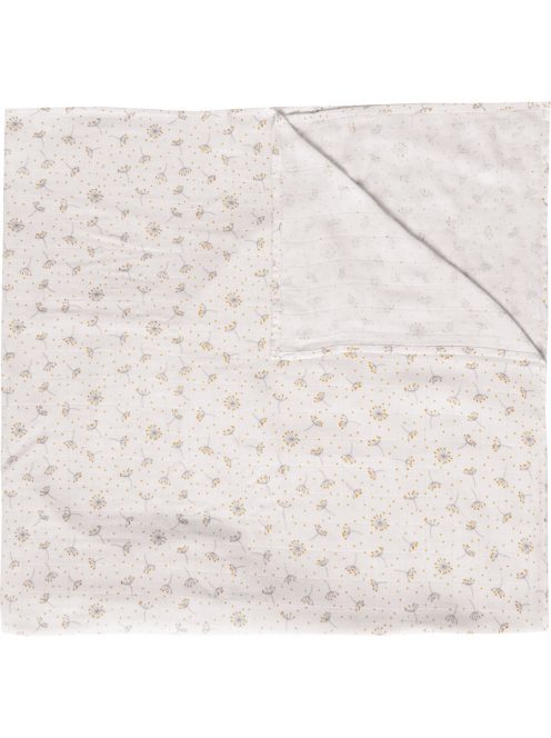 Muszlin pelenka 110x110 cm Fabulous Wish Grey