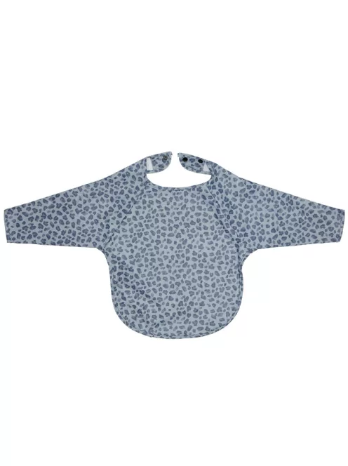 Bébé-Jou Hosszú ujjú előke - Leopard Blue