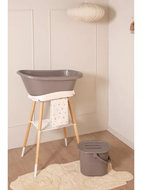 Bébé-Jou Pelenkatartó vödör fedéllel - Chalk Brown