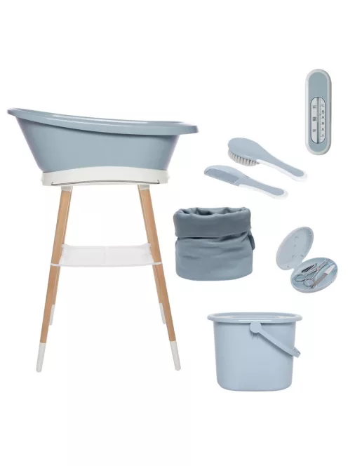 Bébé-jou Sense 7 részes fürdető szett textil kosárral -  Celestial Blue