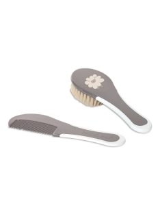   Bébé-Jou Hajkefe és fésű természetes sörtével - Farm Friends