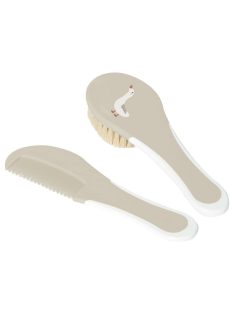   Bébé-Jou Hajkefe és fésű természetes sörtével - Soft Spring