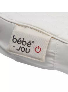   Bébé-Jou Fűtött steppelt pelenkázólap Quilted Waves hullámok - krémfehér