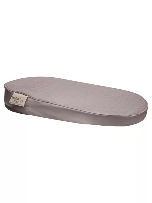 Bébé-Jou Fűtött steppelt pelenkázólap Quilted Waves hullámok - Chalk Brown