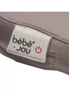 Bébé-Jou Fűtött steppelt pelenkázólap Quilted Waves hullámok - Chalk Brown