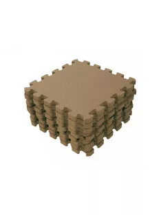 BabyDan Puzzle habszivacs játszószőnyeg 90x90 cm - Brown