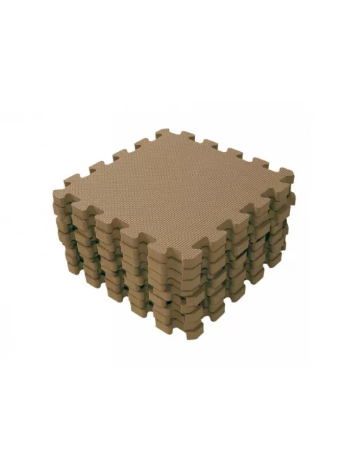 BabyDan Puzzle habszivacs játszószőnyeg 90x90 cm - Brown