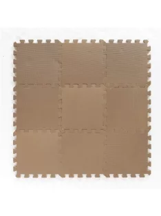 BabyDan Puzzle habszivacs játszószőnyeg 90x90 cm - Brown