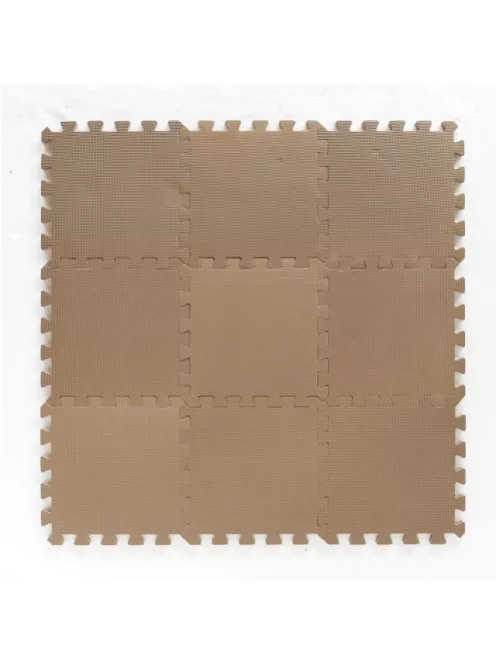 BabyDan Puzzle habszivacs játszószőnyeg 90x90 cm - Brown