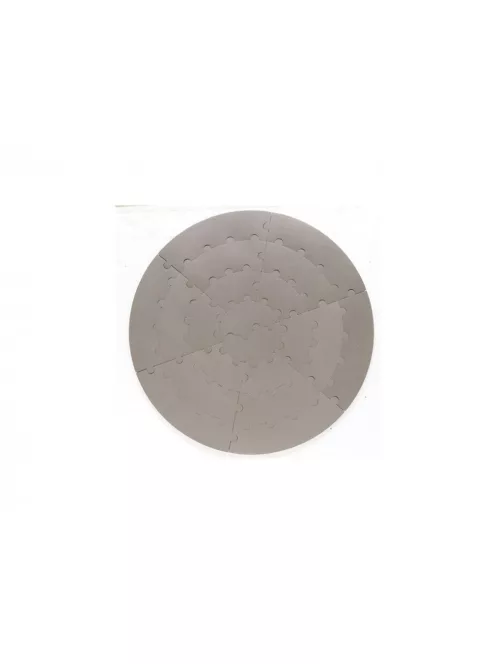 BabyDan Puzzle kerek habszivacs játszószőnyeg 110 cm - Grey