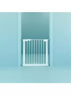   DogSpace Lassie nyomás rögzítő kapu rács kutyáknak 73-80cm - fehér
