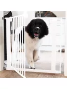 DogSpace Lassie nyomás rögzítő kapu rács kutyáknak 73-80cm - fehér