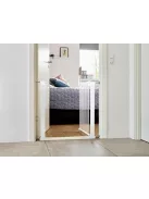 DogSpace Lassie nyomás rögzítő kapu rács kutyáknak 73-80cm - fehér