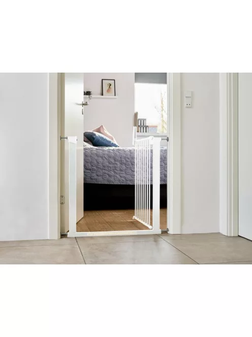 DogSpace Lassie nyomás rögzítő kapu rács kutyáknak 73-80cm - fehér
