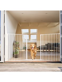   DogSpace Rocky L extra magas (105cm) kutya térkorlát - fehér