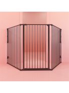 DogSpace Rocky L extra magas (105cm) kutya térkorlát - fekete