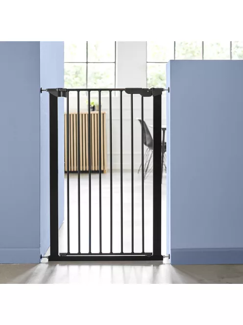 DogSpace Bonie extra magas kutya korlát 105 cm fém - fekete