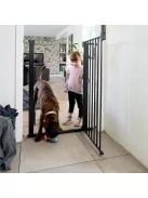 DogSpace Bonie extra magas kutya korlát 105 cm fém - fekete