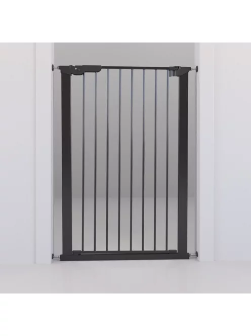 DogSpace Bonie extra magas kutya korlát 105 cm fém - fekete