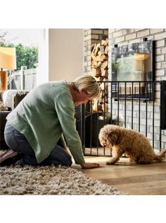 DogSpace Max L kutyatér korlát fém - fekete