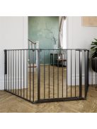 DogSpace Max L kutyatér korlát fém - fekete