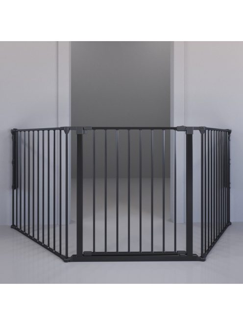 DogSpace Max L kutyatér korlát fém - fekete