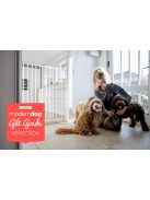 DogSpace Charlie extra magas kapu 62-107cm csavarozható - fehér fém