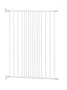 DogSpace Charlie extra magas kapu 62-107cm csavarozható - fehér fém