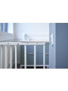 DogSpace Charlie extra magas kapu 62-107cm csavarozható - fehér fém