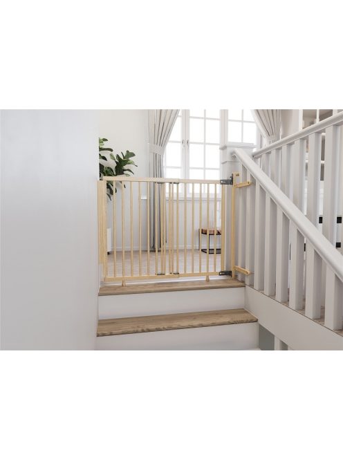 BabyDan Adjust Pro Stair Gate Baluster Edition magas biztonsági rács fa 74,5-114 cm, m.81cm