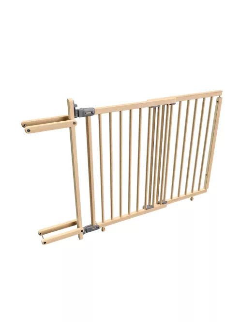 BabyDan Mona magas fa biztonsági rács rögzítőkapcsokkal korláthoz 74,5-114 cm, m.81cm